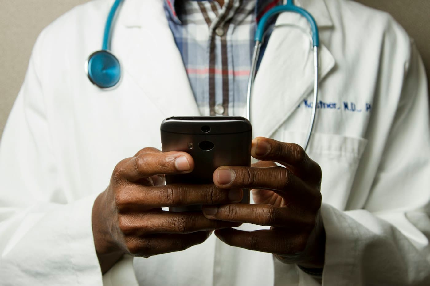 Doctor consulting with a patient in a clinic